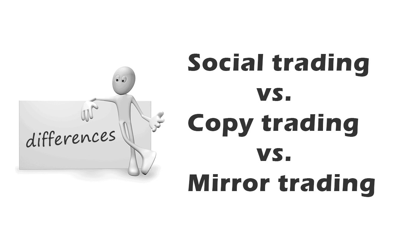 Mirror trading vs Copy trading vs Social trading