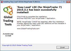 Automatically configures NinjaTrader for use with over 3,000 LSE stocks in just a few clicks.  It couldn't be any simpler!